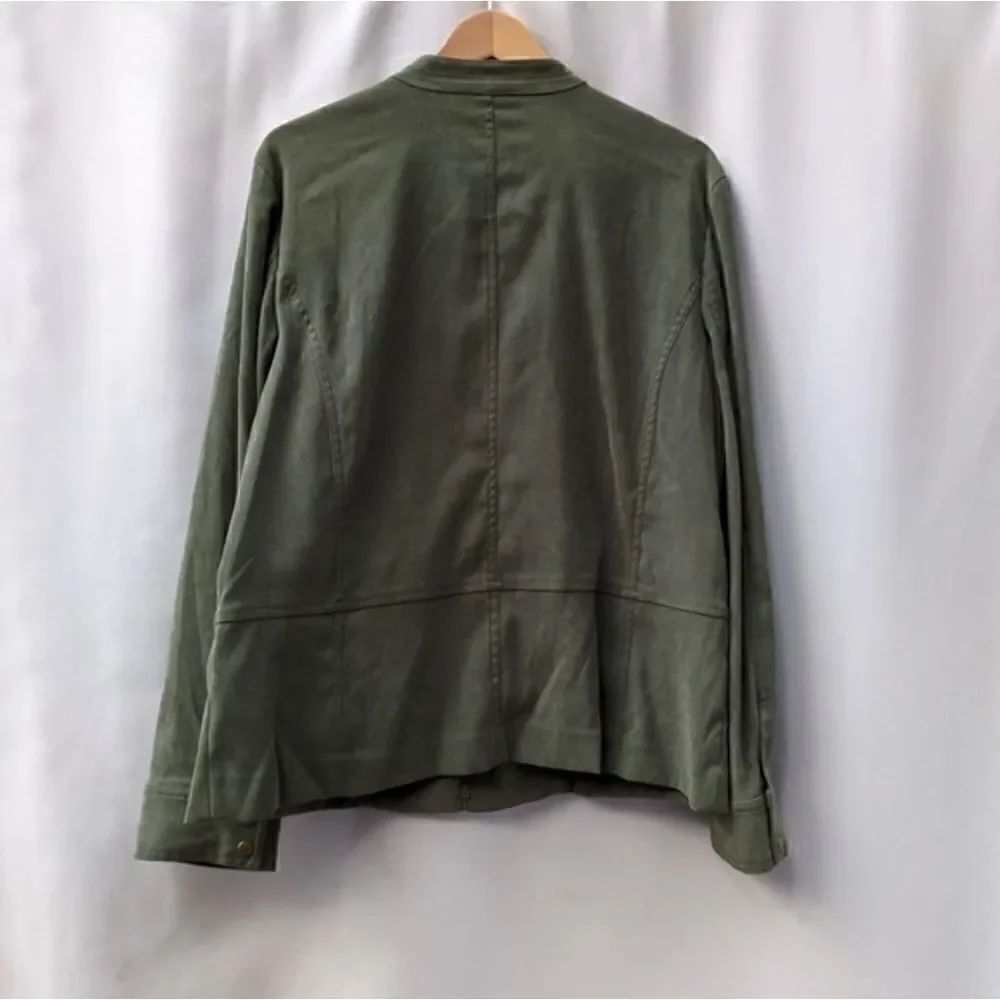 Jm Collection zipper jacket - Picture 2 of 10